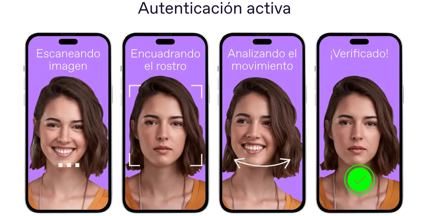 Autenticación activa con prueba de vida